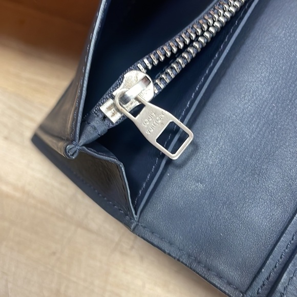 Louis Vuitton Brazza Gray Damier Infinity long bifold wallet with LV box. - Picture 6 of 6